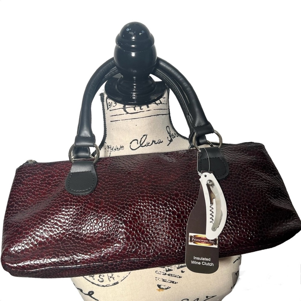 PRIME WARE INSULATED WINE CLUTCH BAG  NEW